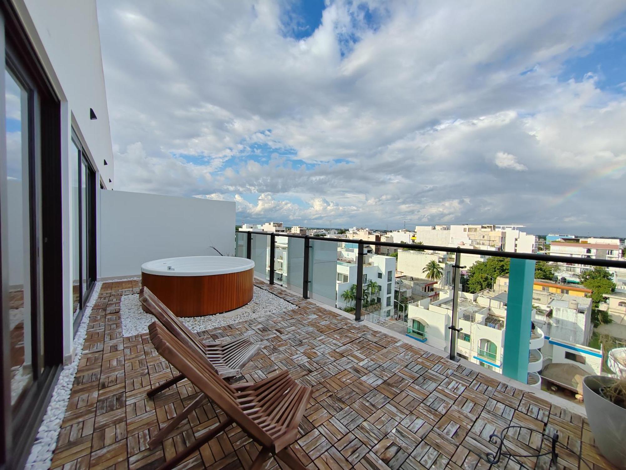 New & Equipped Apartment Steps From The Beach With Pool Jacuzzi By Yeah Плая-дель-Кармен Экстерьер фото